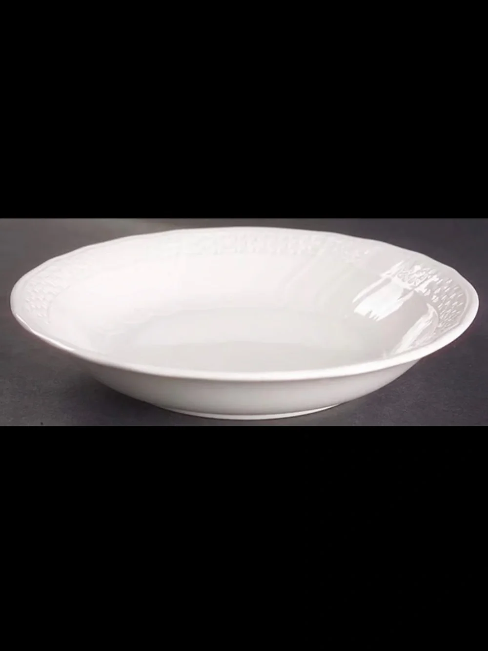 Mikasa Renaissance White Coupe Soup Bowl - Elegant Home Dining, Vintage
